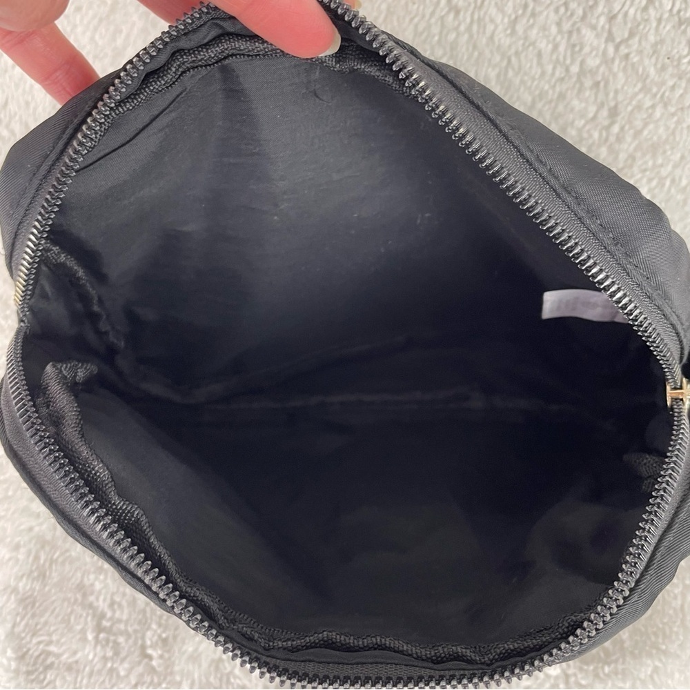 Kensie black canvas belt bag - Picture 5 of 9